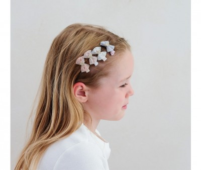 8 Mini Pinzas de Pelo Tutu Bow