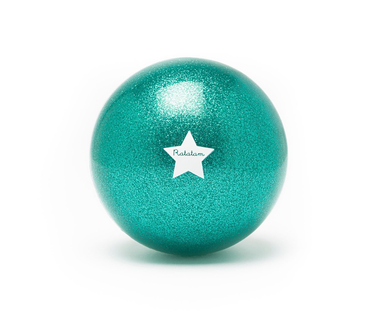 Palla Glitter Verde 10cm