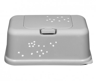 Caixa Toalhitas Prata Funkybox Little Stars
