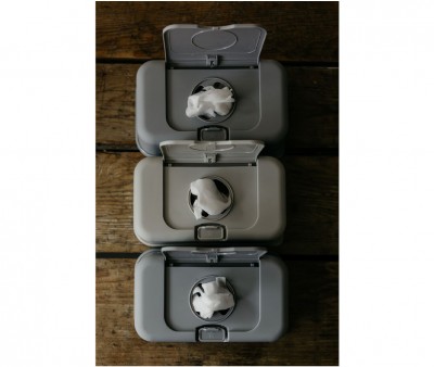 Boîte à Lingettes Funkybox Étoiles Argent