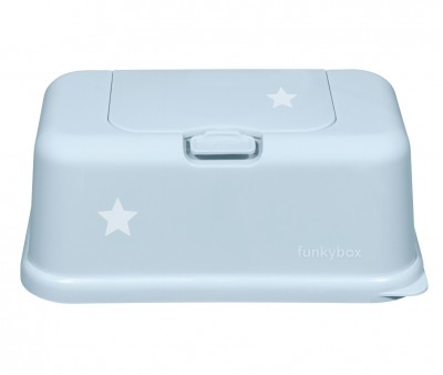 Caixa de Toalhetes Funkybox Azul Pastel