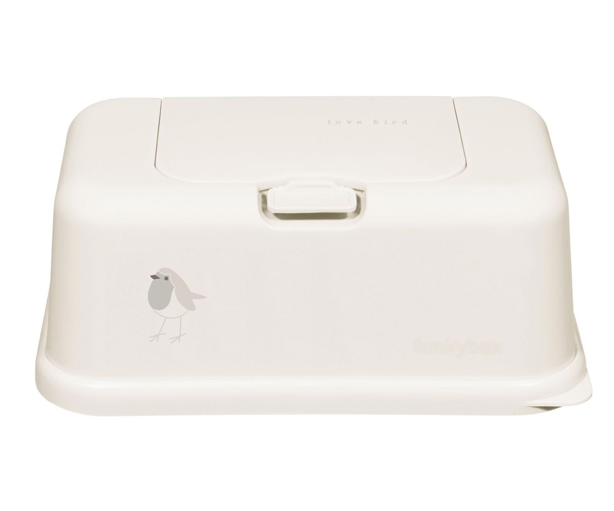 Boîte à lingettes Funkybox Oiseau Cream