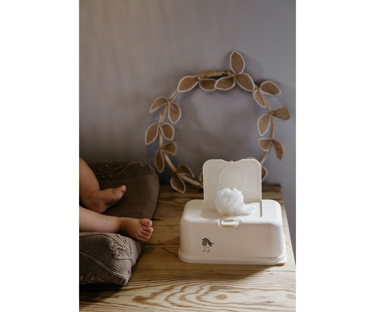 Funkybox Cream Bird Wipes Box