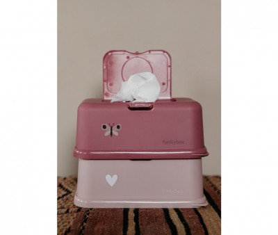 Boîte à Lingettes Funkybox Papillon Pink
