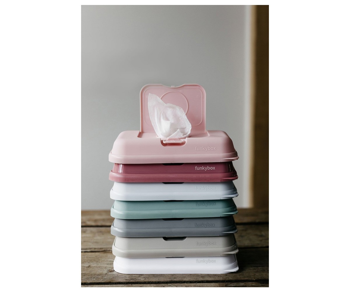 Funkybox ToGo White Stars Wipes Box
