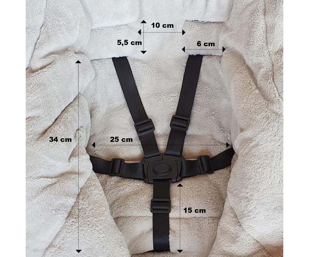 Sacco Passeggino 3 in 1 Jibot Charcoal Grey