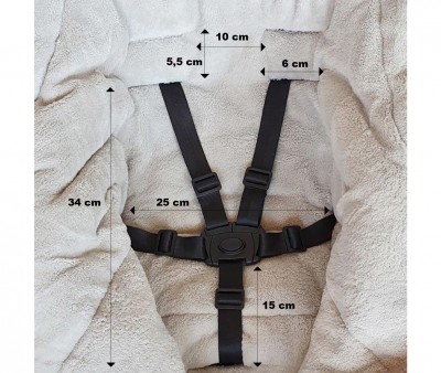 Sacco Passeggino 3 in 1 Jibot Charcoal Grey