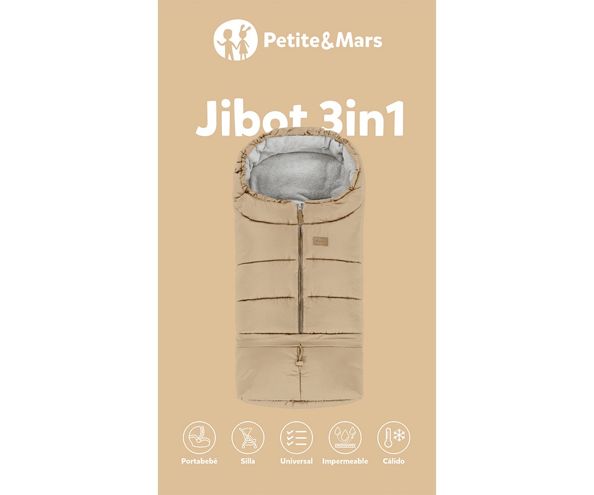 Chancelière 3 en 1 Jibot Quiet Grey