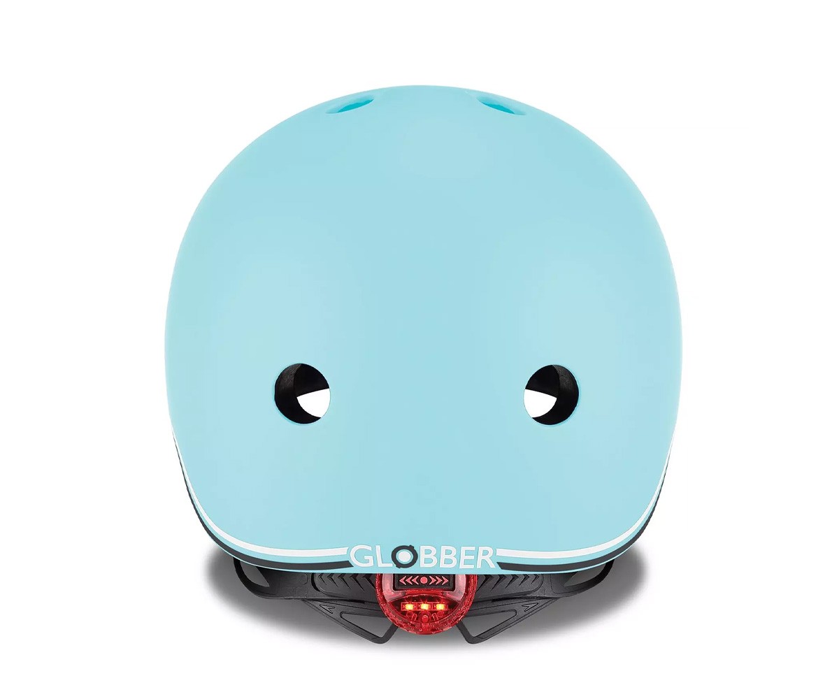 Casco Go Up Lights Azul Pastel