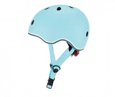 Pastel Blue Go Up Lights Helmet