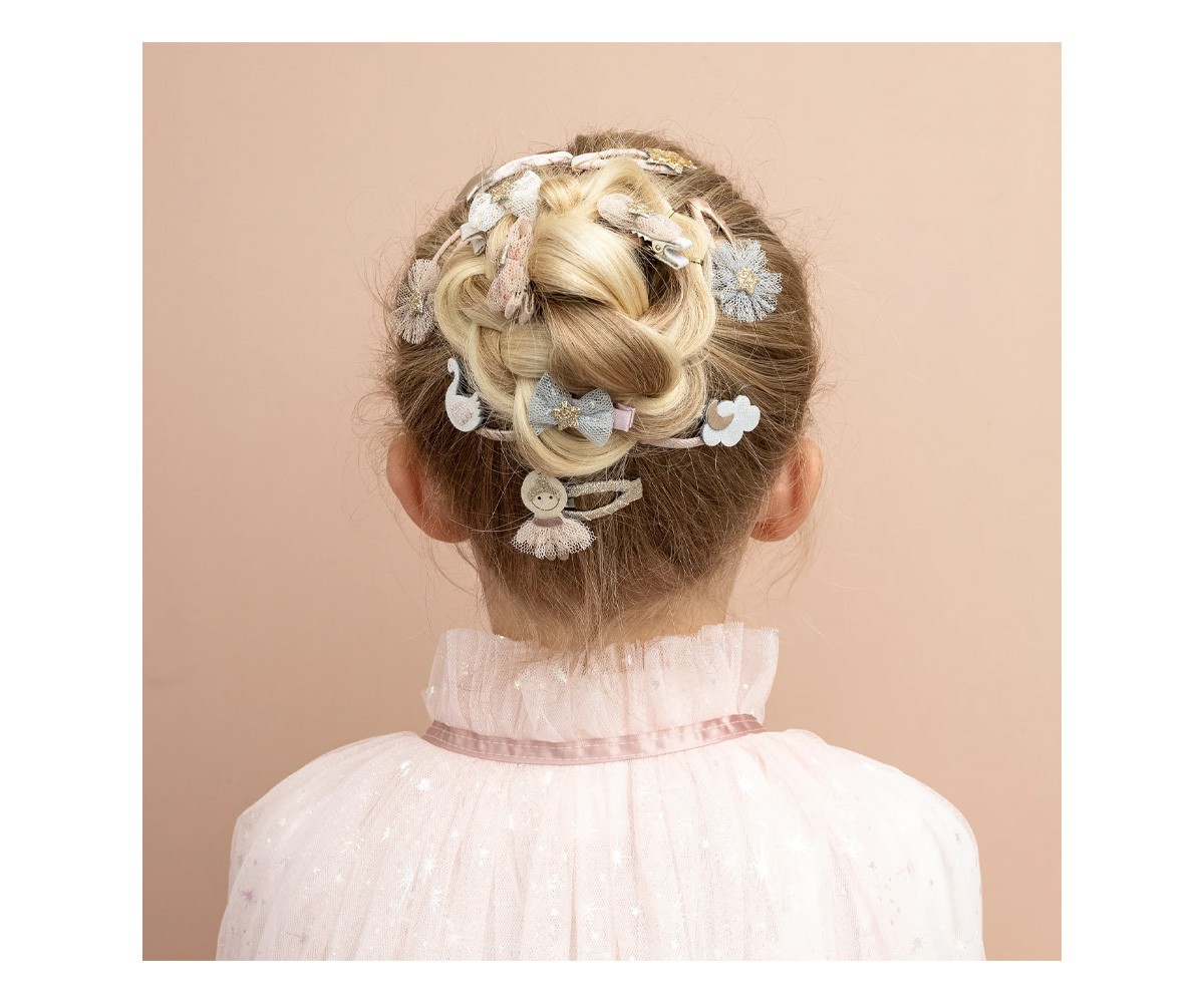 5 Mini Barrettes Clic Clac Stellina