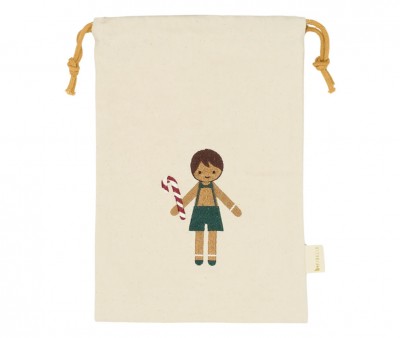 Saco Navidad Pequeño Gingerbread Boy Personalizable