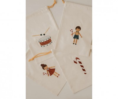 Saco Navidad Pequeño Gingerbread Boy Personalizable