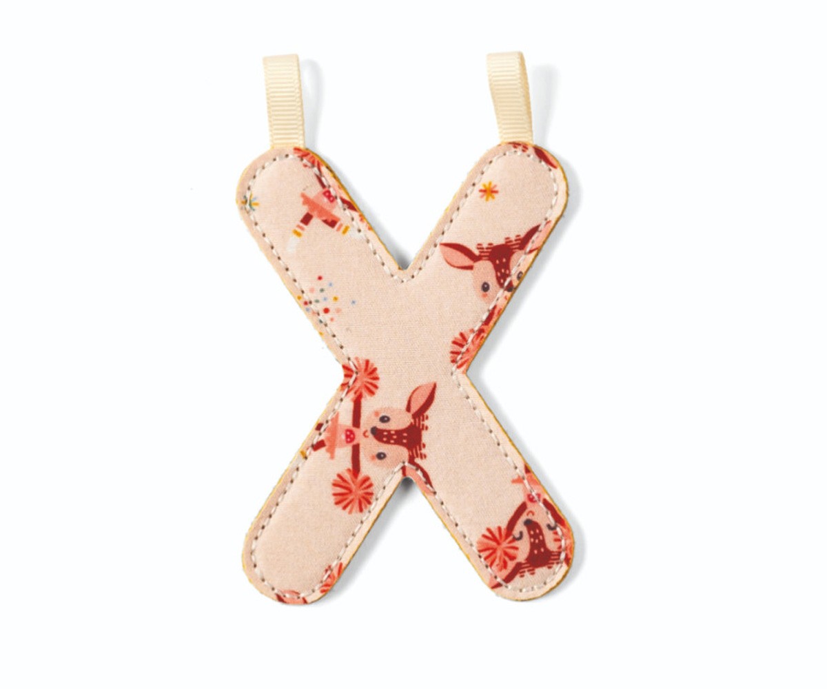 Lettera Tela Lilliputiens Reversibile Fosforescente X