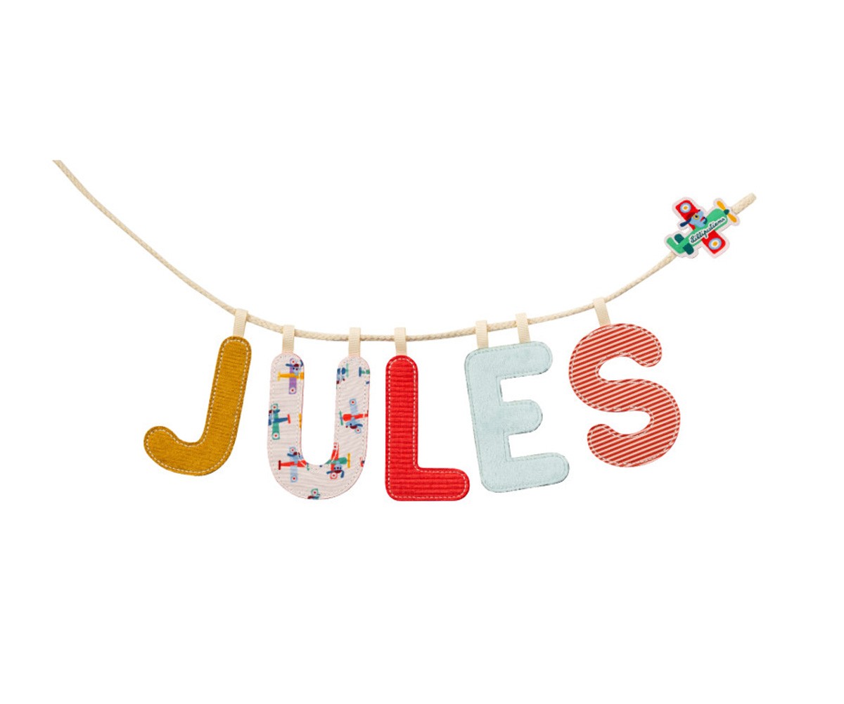 Lettera Tela Lilliputiens Reversibile Fosforescente U