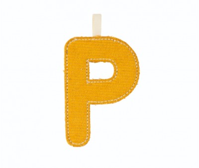 Lettre P Phosphorescente en Tissu