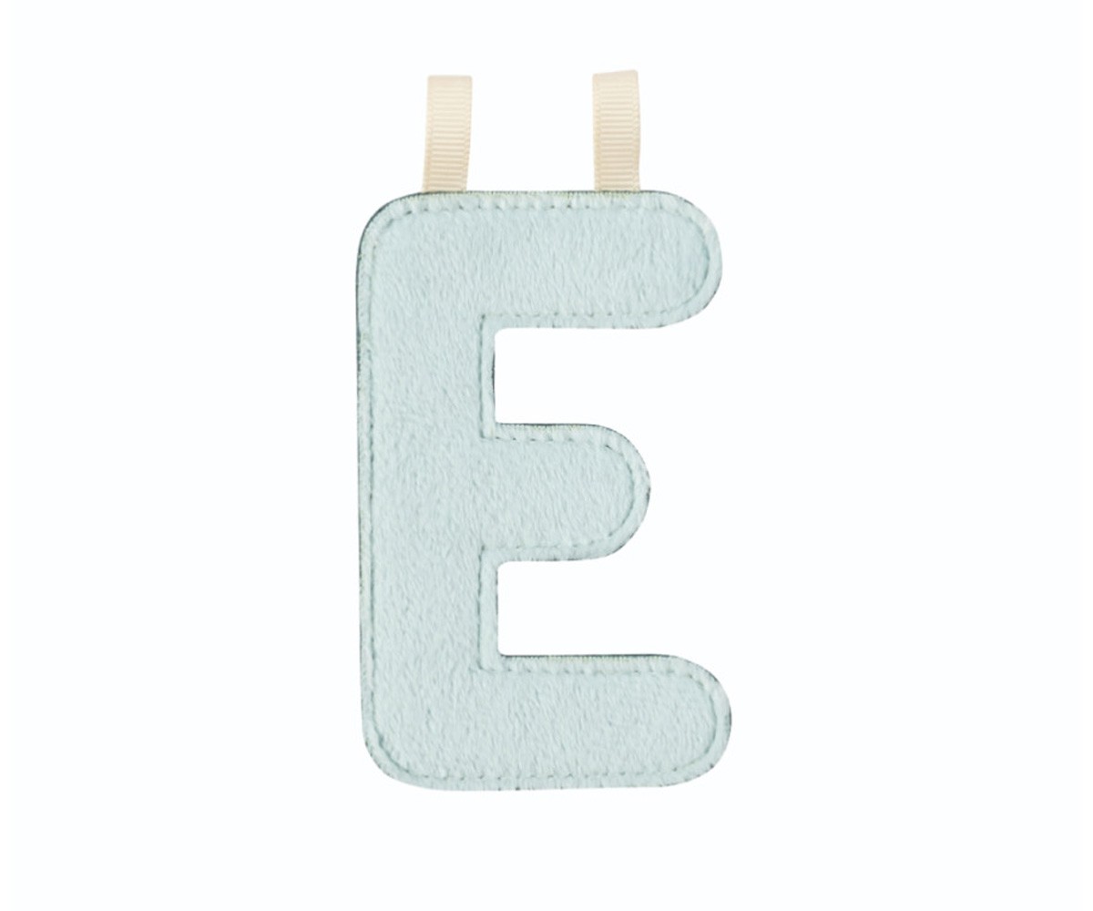 Lettera Tela Lilliputiens Fosforescente E Azzurro