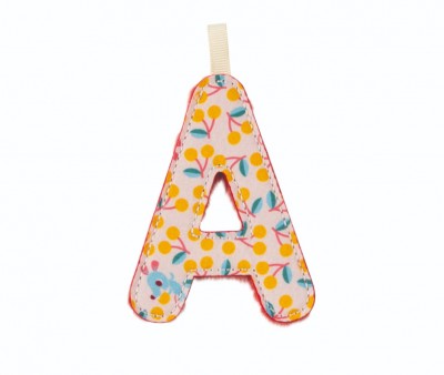 Lettera Tela Lilliputiens Reversibile Fosforescente A Rosa