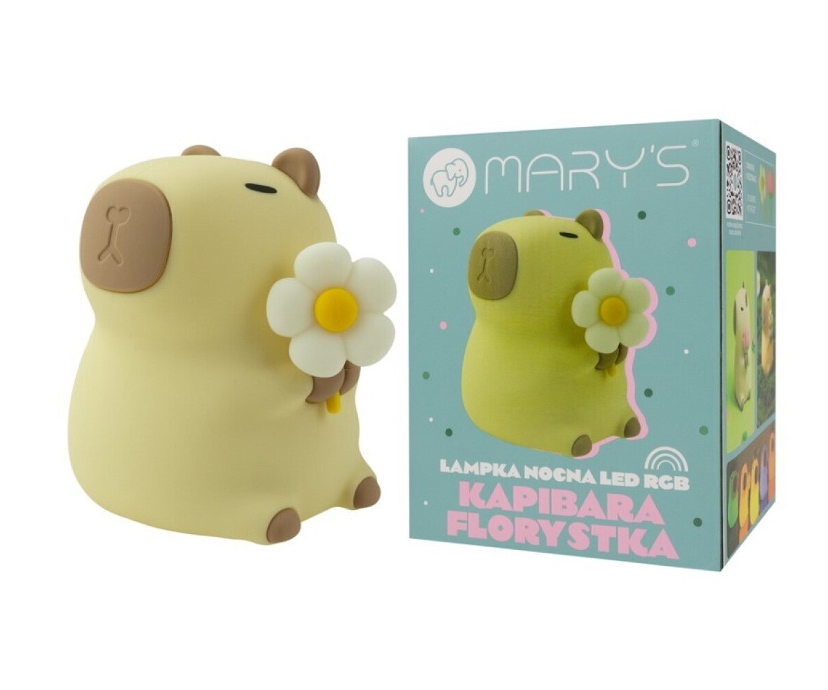 Veilleuse LED Capybara Fleuriste