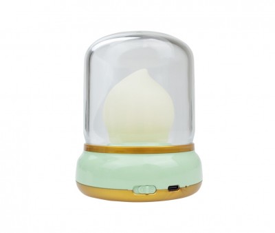 Luz Nocturna LED Flama Verde
