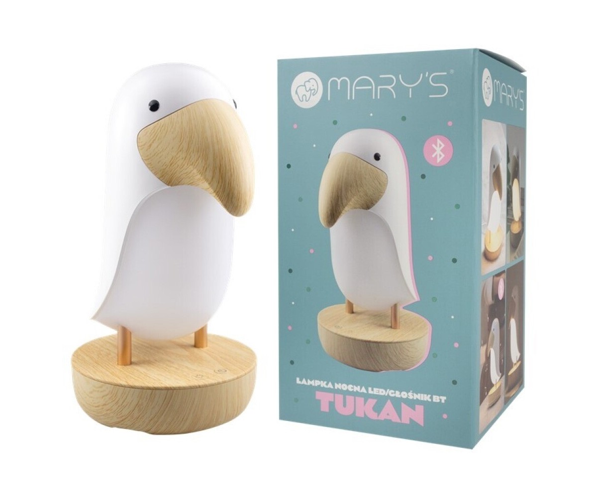 Veilleuse Toucan avec Enceinte Bluetooth
