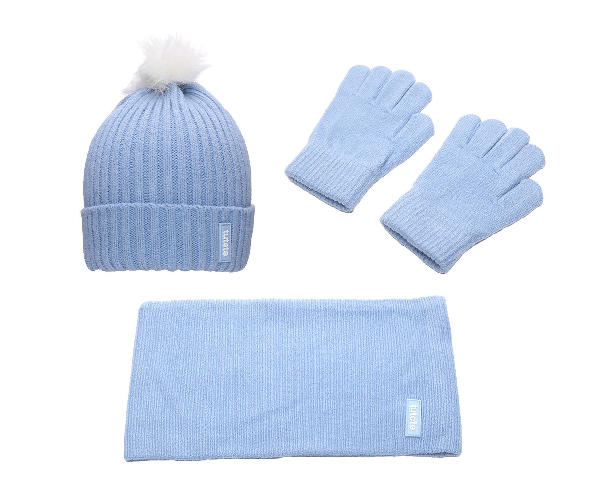 Ensemble Hiver Bonnet, Gants et Tour de Cou City Cars