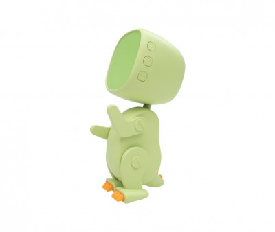 Reloj Despertador Infantil Robo Dino Verde