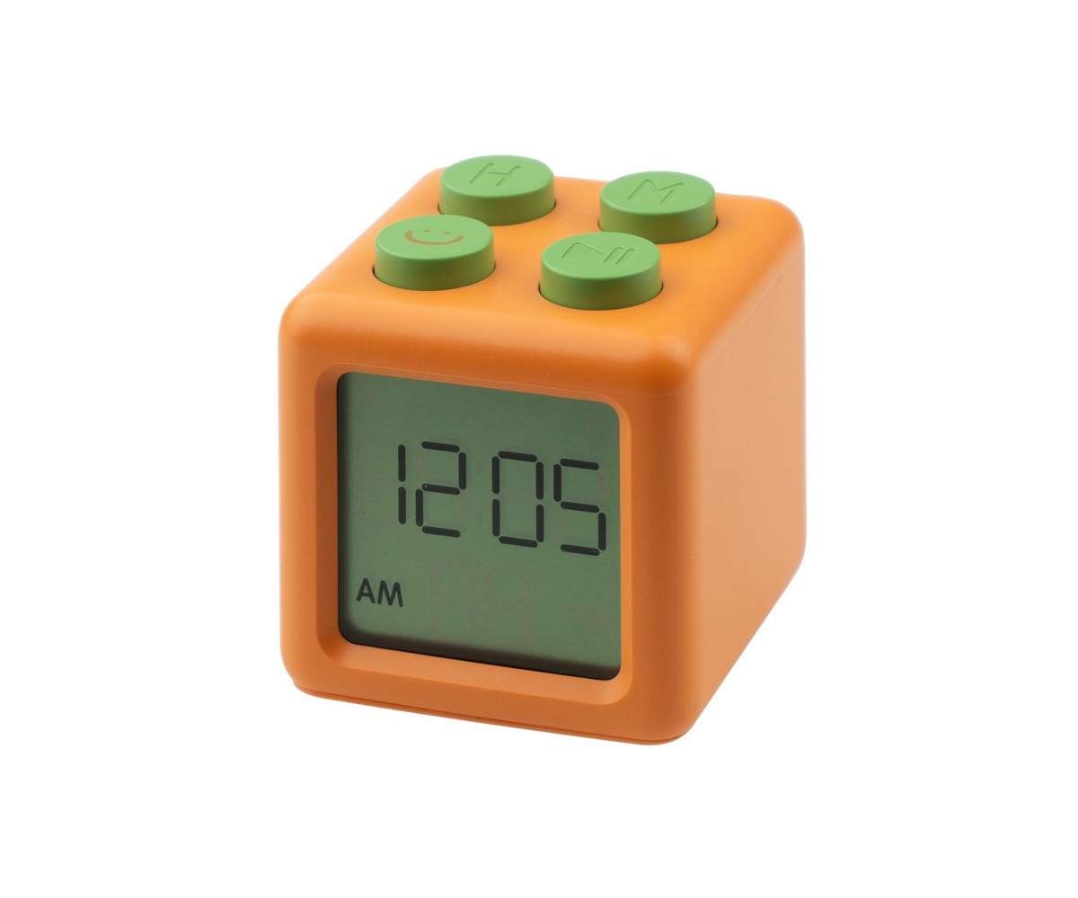 Réveil Block Orange pour Enfants