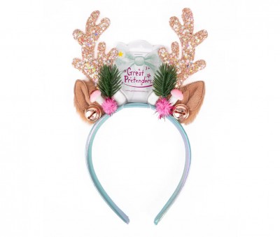 Diadema Navideña Rudolph Pink/Mint