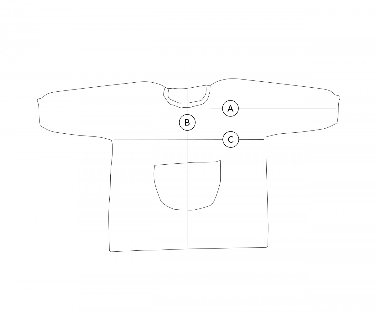 Tablier Lola avec Poche Centrale Geometric Nature Personnalisable