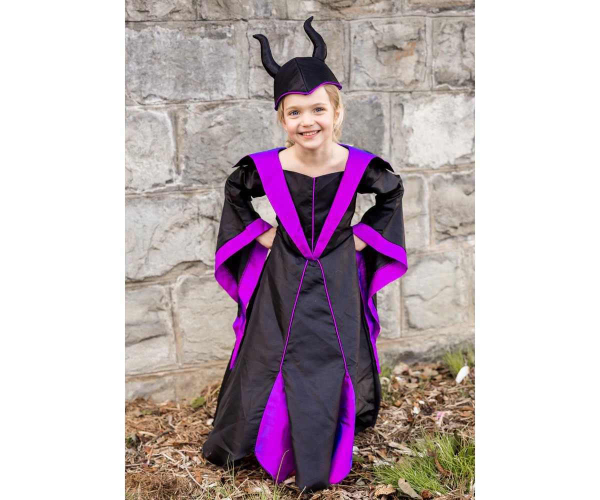 Costume da Principessa Malvagia con Copricapo