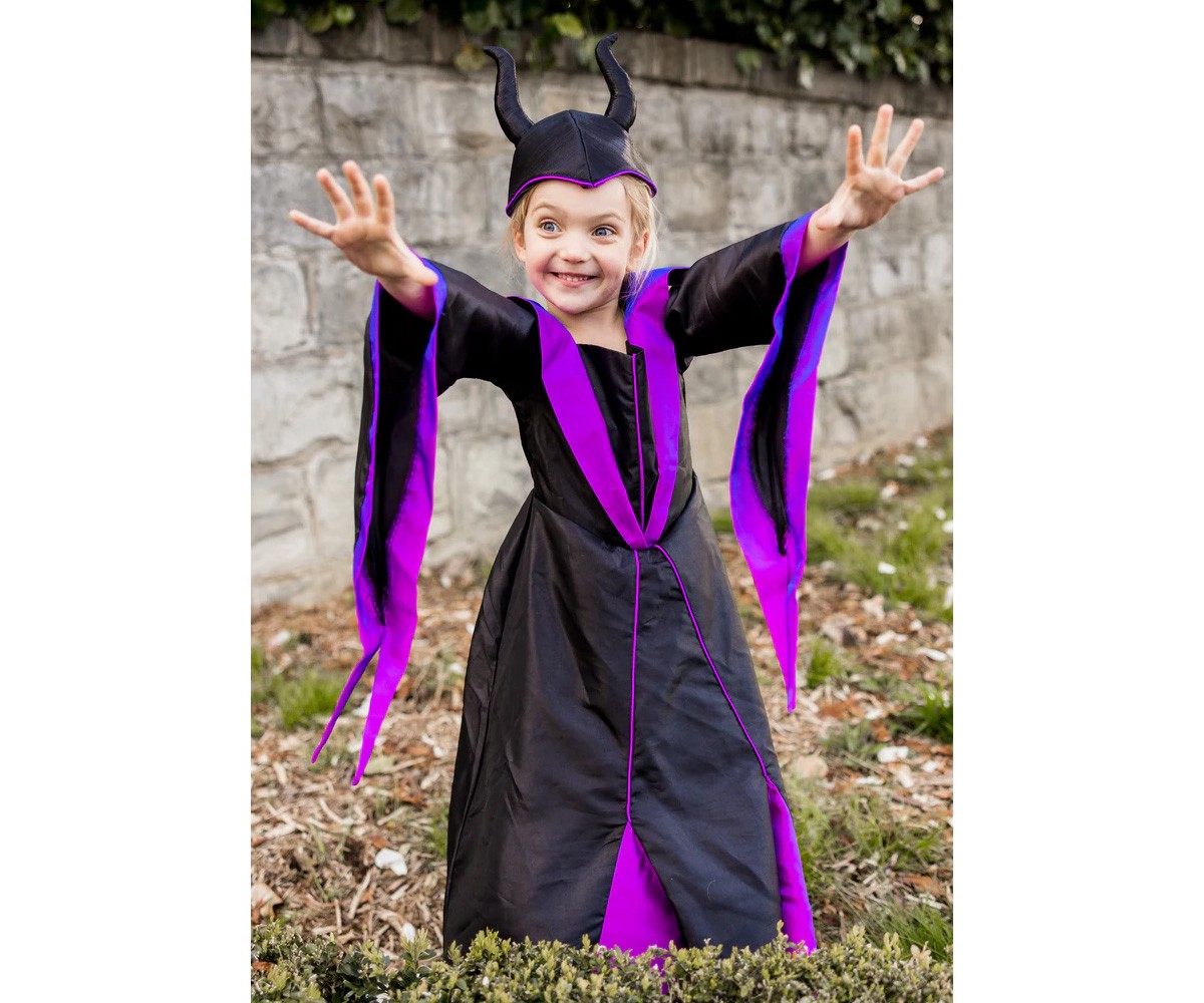 Costume da Principessa Malvagia con Copricapo