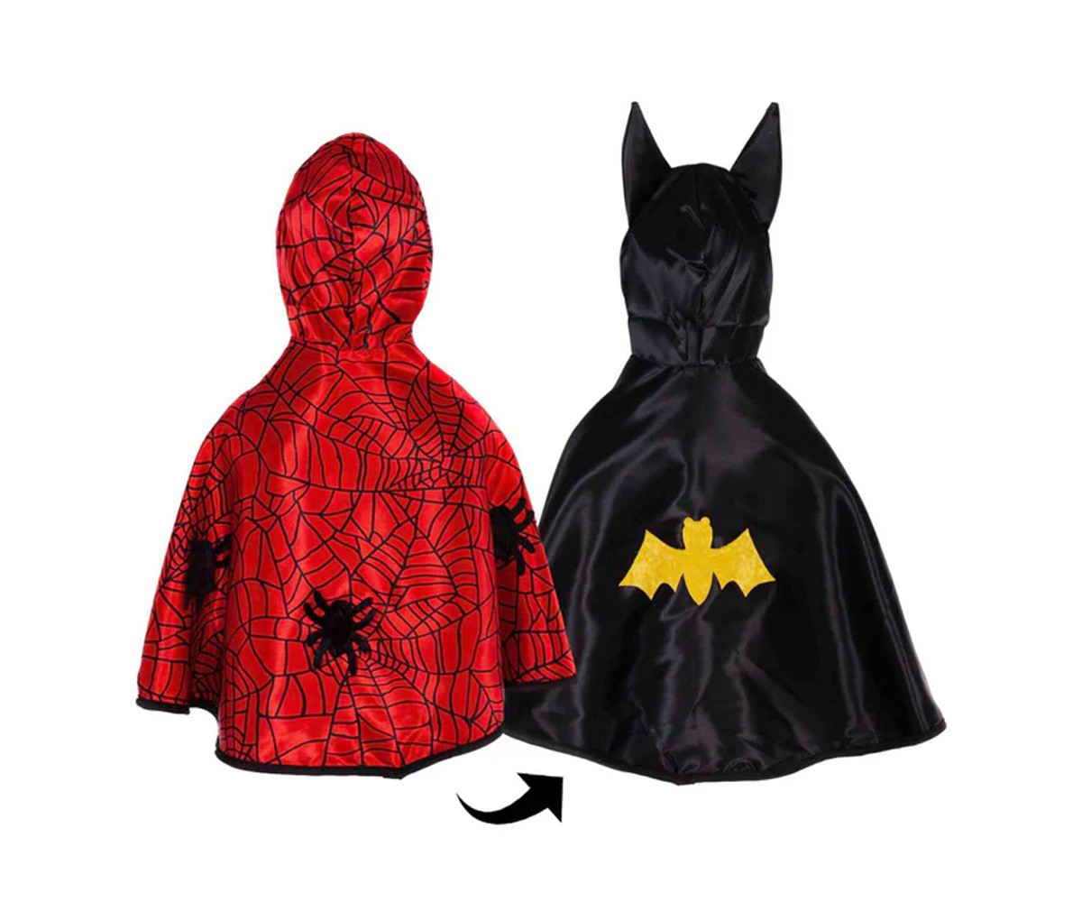 Capa Reversible Murciélago-Araña