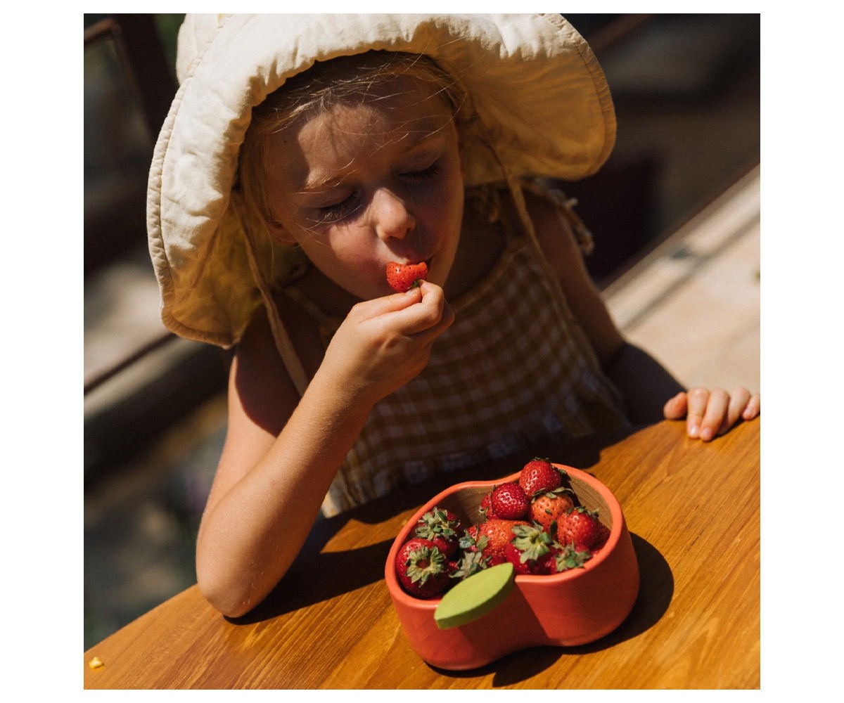 Ciotola e Cucchiaio in Legno Pepa The Apple