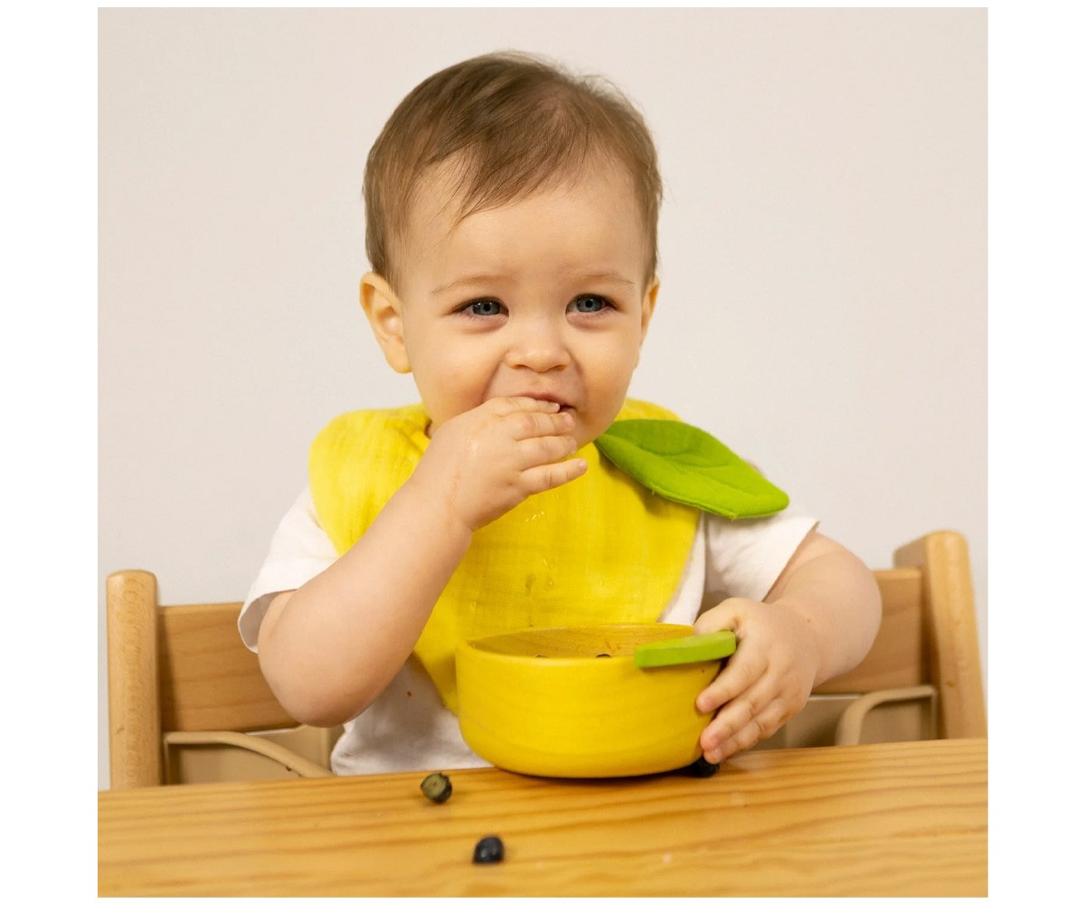 Bol et Cuillère en Bois pour Enfant Lou The Lemon