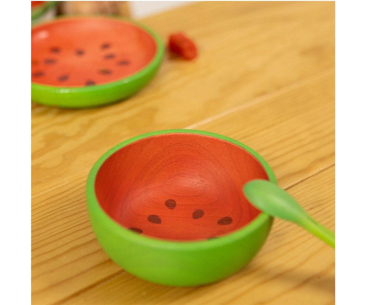 Vaisselle 3 Pièces en Bois Wally The Watermelon