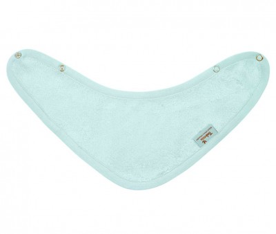 Bavoir Bandana Timboo Riviera Blue Personnalisable