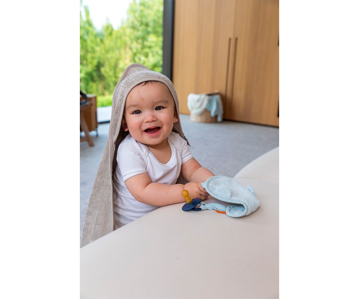 Capa Toalla de Baño Grande Feather Grey Personalizable