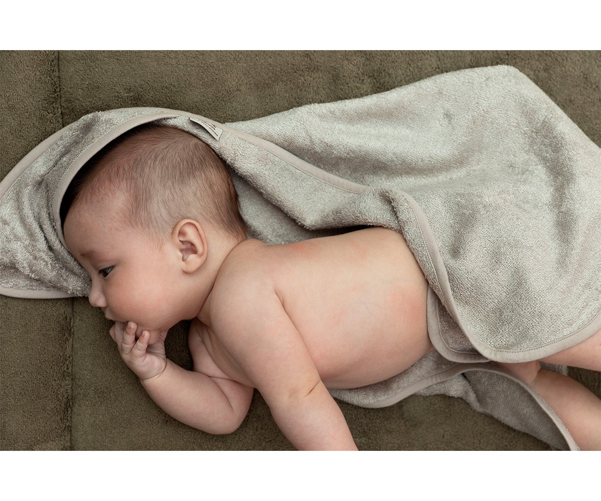 Capa Toalla de Baño Grande Feather Grey Personalizable