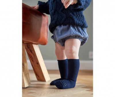 Calcetines Suela Antideslizante Bambú Dark Blue