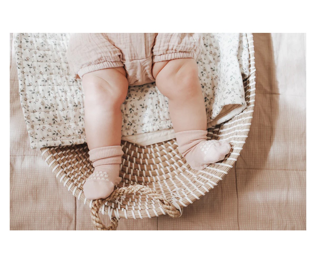Calzine Antiscivolo Bambu Soft Pink