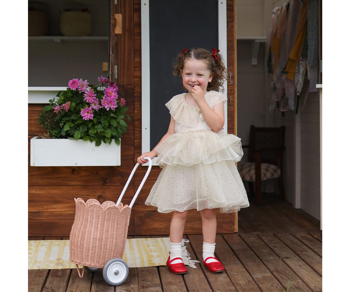 Carrito Ratán Luggy Petal