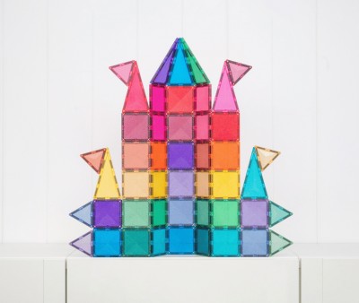 Construcción Connetix Glitter Castle 48 piezas