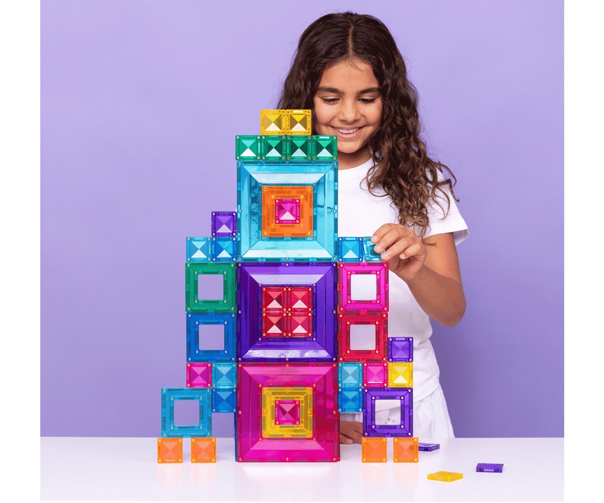 Construcción Connetix Bright Portal 48 piezas