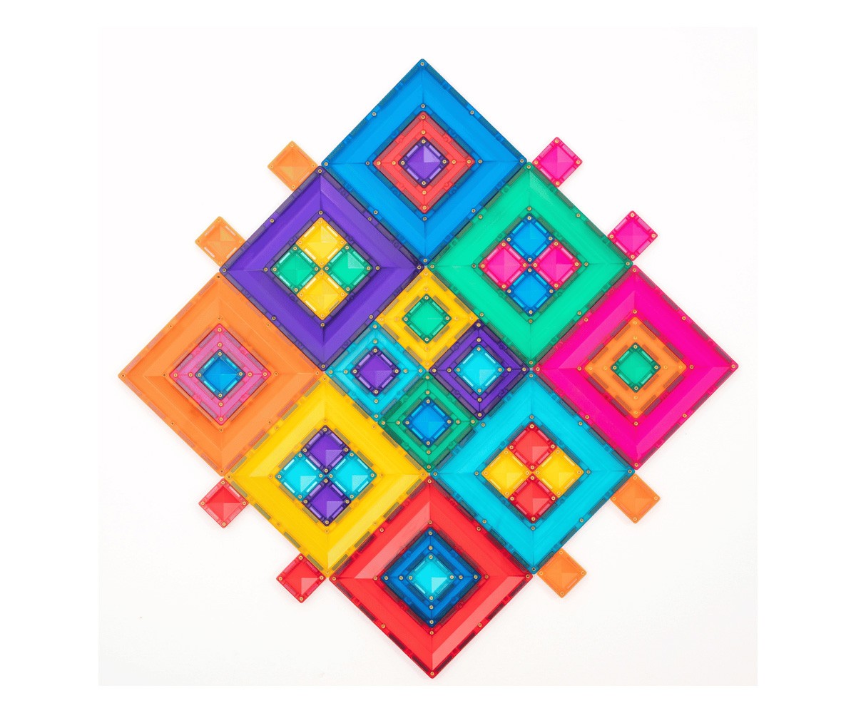 Construcción Connetix Bright Portal 48 piezas