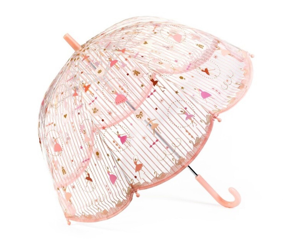 Guarda-chuva Médio Transparente Bailarina