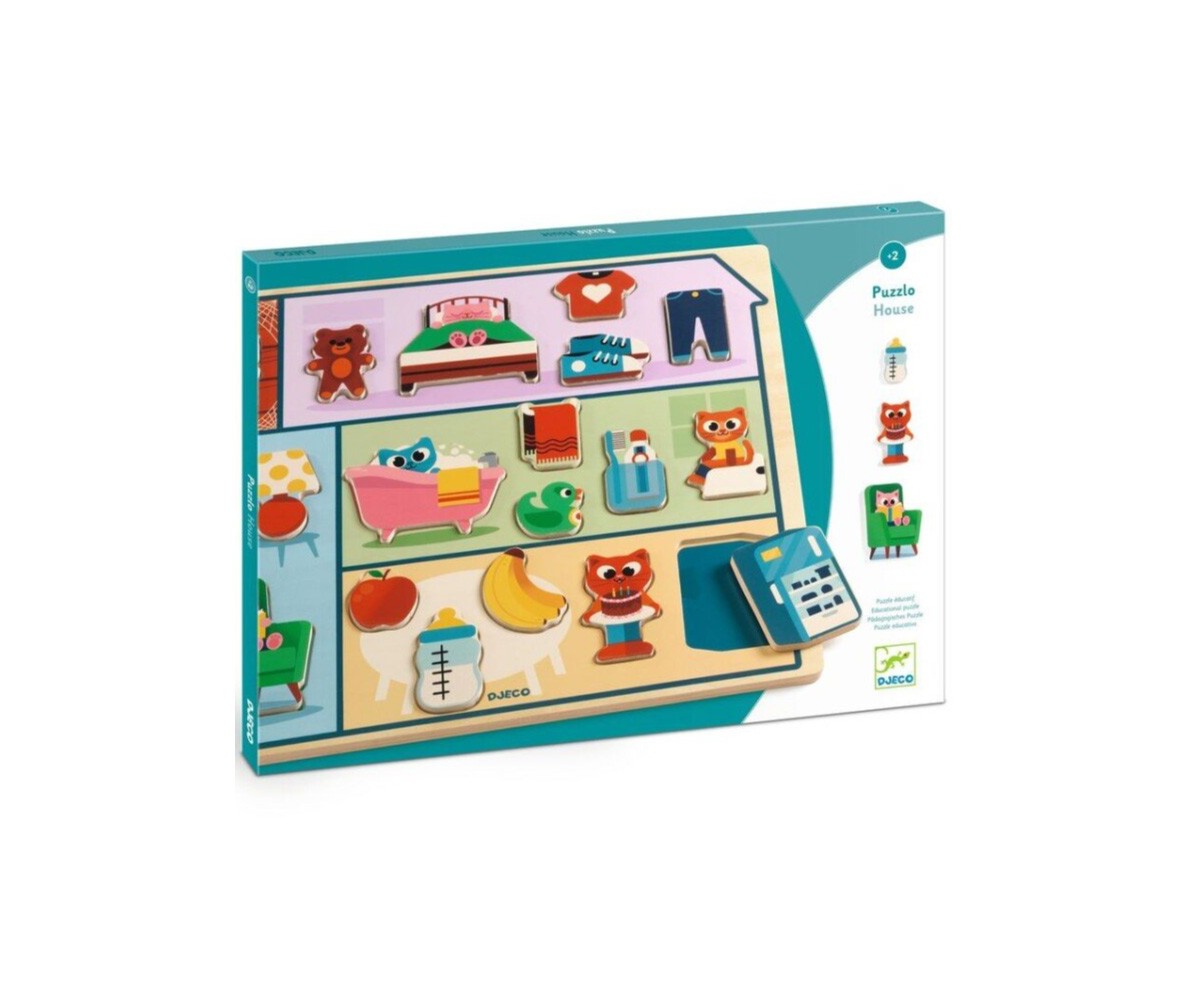 Casa de quebra-cabe?a embutida