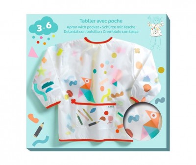 Grembiulino Craft Djeco con Tasca