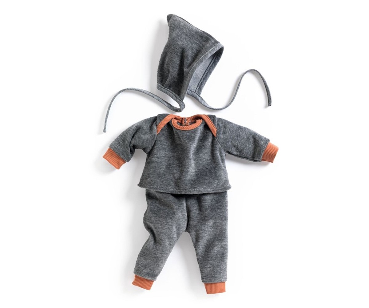 Conjunto Pomea Pearl Gray para Muñeco