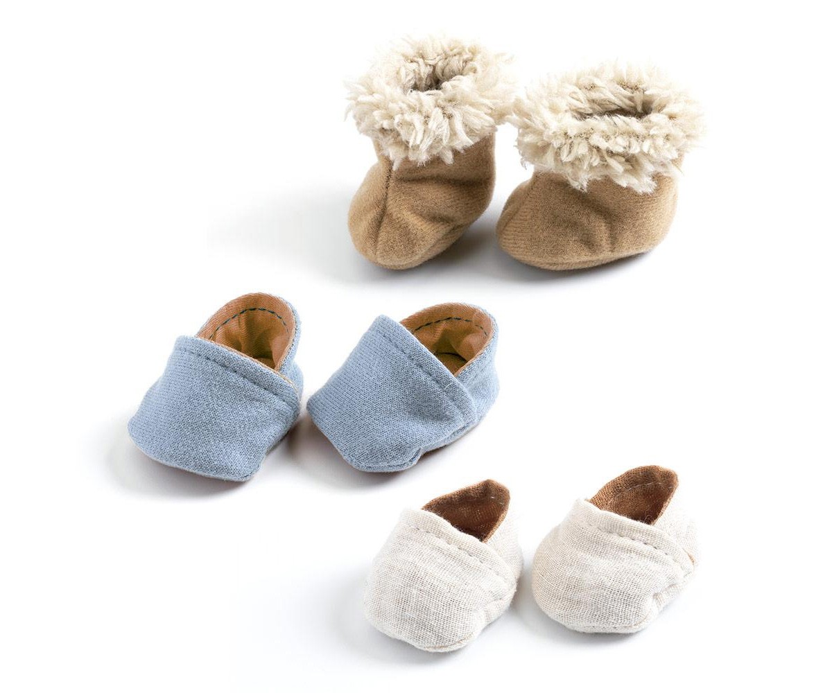 3 pares de sapatos de inverno Pomea